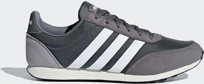 Atlete për meshkuj Adidas V Racer 2.0, të hirta/bardha, nr 42 (F34445)