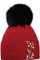 Kapelë për femra CAPU mCP0864, e kuqe/burgundy