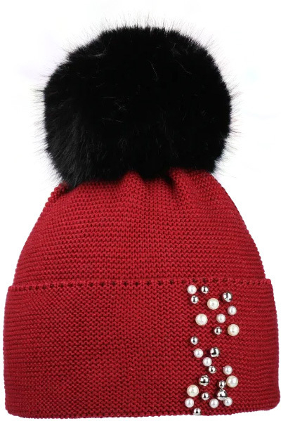 Kapelë për femra CAPU mCP0864, e kuqe/burgundy