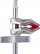 Kapëse Avenger C76CJ Center Vice Jaw, hapje 7.5 cm, ngarkesë 80 kg, gri e kuqe