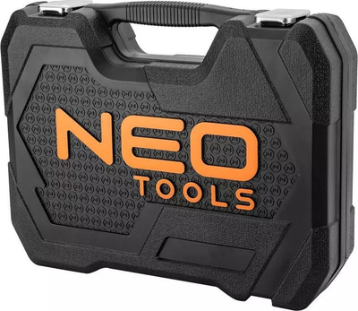 Set veglash Neo Tools 10-070, 126 copë, çelik krom vanadium, me valixhe plastike