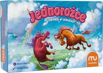 Lojë tavoline Muduko Unicorns Duel in the Clouds, për fëmijë, shumëngjyrëshe