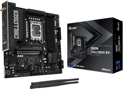 Pllaka amë ASRock B860M Challenger WiFi, LGA 1851, DDR5, Micro ATX