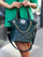 Çantë crossbody për gra Peterson, me zinxhir, rrip i gjerë, jeshile e errët