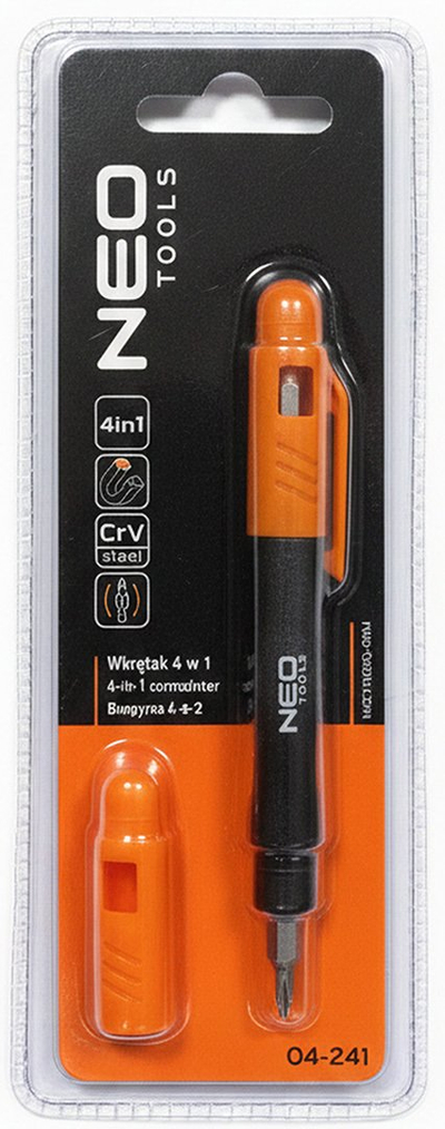Kaçavidë mini 4 në 1 pa markë, SL3 SL4 PH0 PH1, magnetike, e argjendtë
