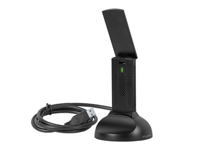 WiFi мрежна картичка Lanberg NC-3000-WI, Wi‑Fi 6 tri-band, USB 3.0, црна
