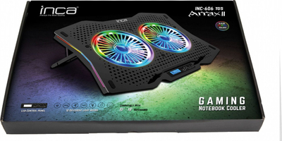 Ладилник за лаптоп Inca INC-606TGS, 18\", 1200 RPM, црн
