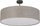 Llambë tavani TK Lighting Rondo Linen 6248, abazhuri me stof, formë rrethore, ngjyrë bezhë