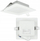 Spot tavanor LED R/S DL-1, 6W, 4000K, i bardhë katror