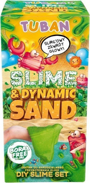 Set kreativ slime dhe rërë dinamike Tuban, DIY, për fëmijë