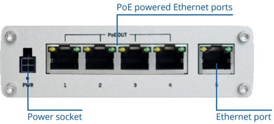 Switch Teltonika TSW100