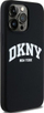 Këllëf telefoni DKNY Liquid Silicone për iPhone 13 Pro Max, MagSafe, i zi