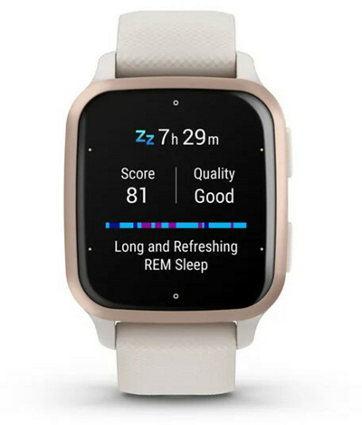 Orë e mençur Garmin Venu Sq 2 Music Edition - Peach Gold/Ivory 010-02700-11