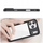 Mbështjellës telefoni Outer Space për iPhone 17 Pro Max, MagSafe, gjysmë transparent i zi