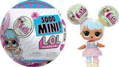 Lodër surprizë LOL Surprise Sooo Mini Mystery Capsule, me kukull, modele nga më të ndryshmet, shumëngjyrëshe