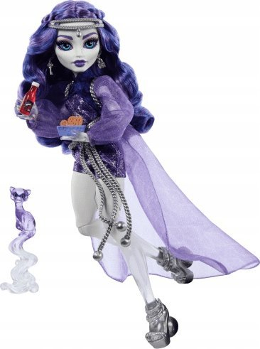 Kukull Monster High Spectra Vondergeist, me kafshë Rhuen, shumëngjyrëshe