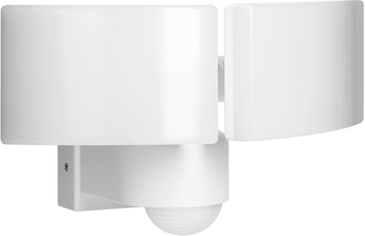 Reflektor i jashtëm Adviti Double LED, 2x20W, sensor lëvizjeje, IP65, i bardhë