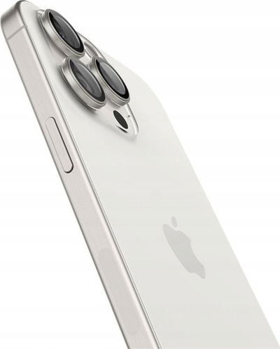 Mbrojtës xhami kamerë Spigen Glass tR EZ Fit Optik Pro, 2 copë, për iPhone 15 Pro 15 Pro Max, white titanium