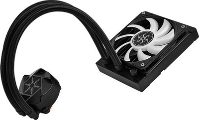 Sistem ftohës me ujë Silverstone VIDA 120 SLIM, 120mm, ARGB, i zi