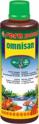 Kondicioner uji për pellgje Sera Pond Omnisan F, kundra mykut edhe parazitëve, 250 ml
