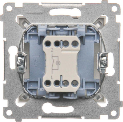 Ndërprerës njëpolësh Kontakt-Simon DW1L.01/44, i artë metalik mat