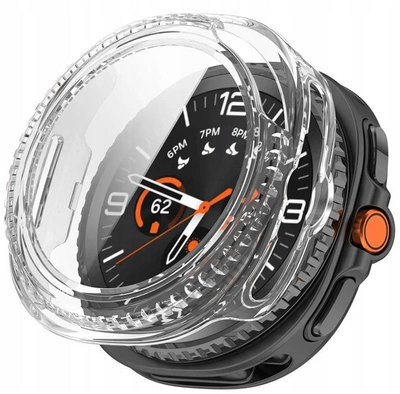Mbulesë mbrojtëse Tech-Protect Defense për Samsung Galaxy Watch 8 46mm, me xham t’ngrënë brenda, transparente