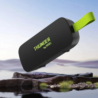 Gonik portativ WiWU Gonik Wireless Thunder H2, Bluetooth, me bateri të brendshme, i zi