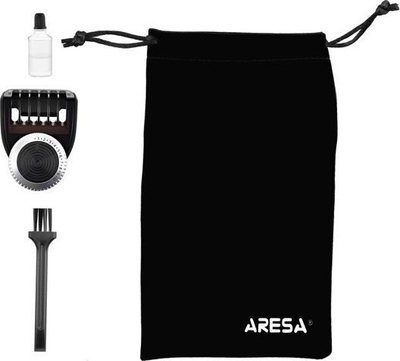Trimer për flokë edhe mjekër Aresa AR-1815, bateri 500 mAh, IPX5, i zi