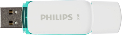 USB Philips Snow Edition FM08FD70B/00, 8GB, USB 2.0, e bardhë
