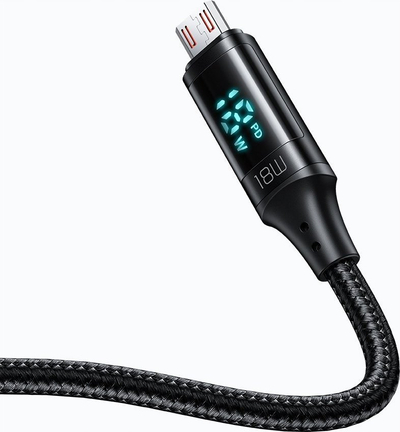 Kabllo USB në Micro USB Mcdodo CA-1070, 3A, 1.2m, e zezë