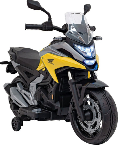 Motoçikletë elektrike për kalamaj Honda NC750X, 70W, me bateri, e verdhë