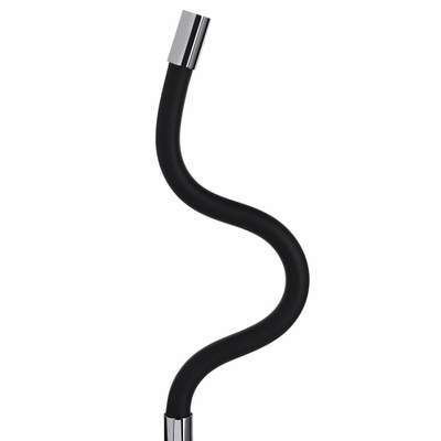 Rubinet kuzhine Pyramis Flessi Black, 41 cm, 1 levë, i zi