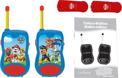 Lodra Walkie Talkie Paw Patrol, set 2 copë, rreze 100 m, shumëngjyrëshe