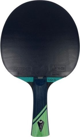 Raketë pingpongu Butterfly Ovtcharov Gold S852214, gomë Addoy 1.5 mm, dorezë e lakuar