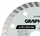 Disk prerës diamanti GRAPHITE 57T315, Turbo 115 x 22.2 mm, prerje e thatë, gri