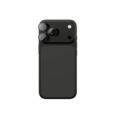 Xham kamerë Amazingthing Sapphire për iPhone 17 Pro dhe Pro Max, safir me kornizë gri