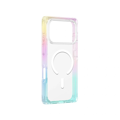 Mbrojtëse telefoni Amazingthing Omni për iPhone 17 Pro Max, MagSafe, transparente rainbow, shumëngjyrëshe
