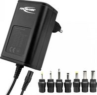 Karikues universal Ansmann APS 300, shumë konektorë, 3 12V, i zi