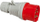 Prizë portative Tarel 3627-326, 16A 400V 4P, IP44, e kuqe