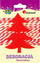 Dekor pemë Krishtlindjeje Titanum Felt Christmas Tree, 77x102mm, e kuqe