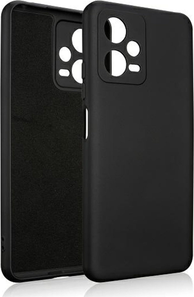 Kapak silikon Beline për Xiaomi Redmi Note 13 Pro+ 5G, mat, i zi