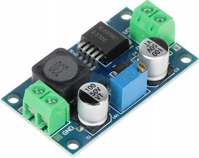 Modul konvertues PZU XL6019, DC DC step up, 5A, i gjelbër