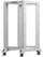 Отворен мрежен рафт Lanberg Open Rack 19 22U, 600x800, сив