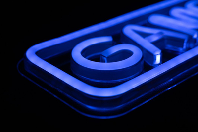PREYON Neon Gaming LED Ѕидна Светилка, Blue