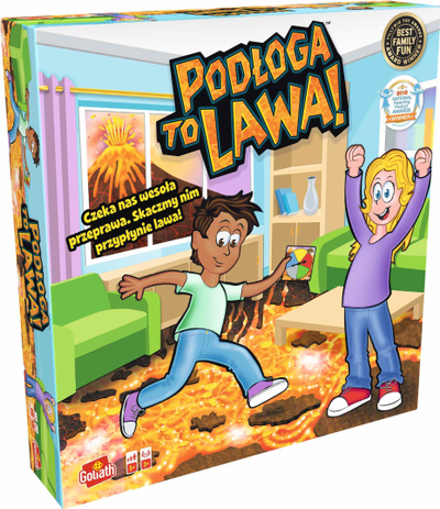 Друштвена игра Goliath The Floor is Lava, 2–6 играчи, 5+