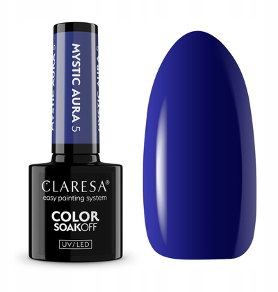 Smalti gjysmë-permanent Claresa Mystic Aura 05, Soak Off, 5ml, i errët