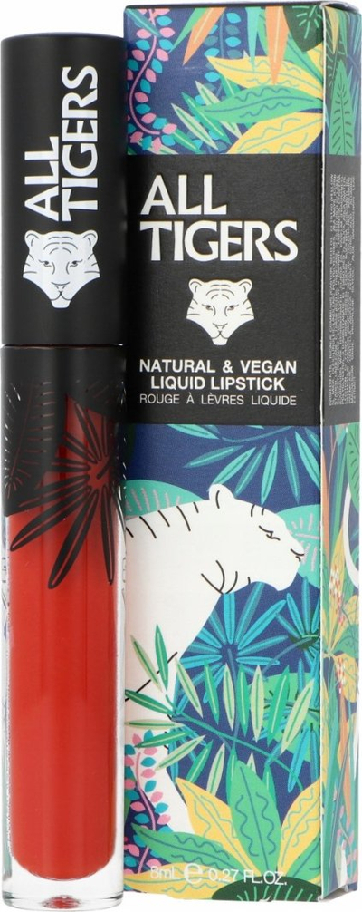 Buzëkuq i lëngshëm Envie Natural Long Lasting, mat, ngjyra Orange Red