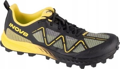 Këpucë vrapimi trail Inov-8 MudTalon Speed M, me tabe të thella tek sholla, për burra, të zeza me të verdha