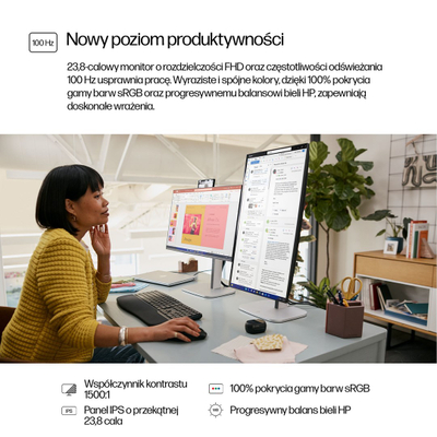 Monitor HP Series 5 Pro 23.8", Full HD, 100Hz, i zi