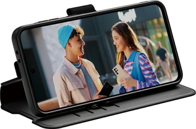 Футрола-паричник PanzerGlass CARE за Samsung Galaxy A55 5G, со држач, црна